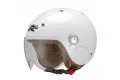 Casco jet bambino Kappa J03 Bubble bianco lucido