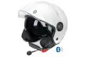 Casco jet Befast Rapid Connect III Bianco con interfono integrato