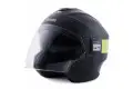 Casco jet Blauer Hacker BTR Nero Nero Neo Giallo