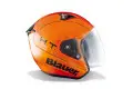 Casco jet Blauer Trooper arancione