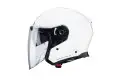 Casco jet CABERG FLYON in fibra Bianco
