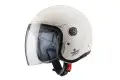 Casco jet Caberg Freeride Old White in fibra