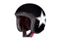 Casco jet Caberg Jet Freeride Star Nero Opaco Bianco