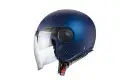 Casco jet Caberg Uptown blu opaco yama