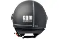 Casco jet CGM 106L Monaco Nero Gommato