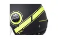 Casco jet CGM 109S Shiny Giallo Fluo Nero Opaco