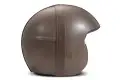 Casco Jet DMD Leather Vintage Bowl Smoked in carbonio Grigio