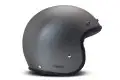 Casco Jet DMD Leather Vintage Pillow in carbonio Grigio Opaco Nero