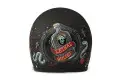 Casco jet fibra DMD Vintage Poison opaco