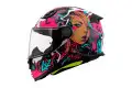 casco jet LS2 Kid Cyberg viola