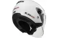 Casco jet LS2 OF569 Track Bianco