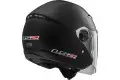 Casco jet LS2 OF569 Track Nero Opaco