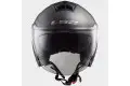 Casco jet LS2 OF573 Twister doppia visiera titanio opaco