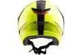 Casco jet LS2 OF573 TWISTER PLANE Giallo Nero Rosso