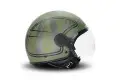 casco jet MM Independent Elegant verde militare