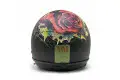 Casco jet MM Independent Tattoo Rose Nero opaco