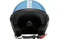 Casco jet MOMO DESIGN FIGHTER CLASSIC Azzurro lucido Bianco