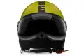 Casco jet Momo Design Fighter Classic Giallo Opaco Antracite