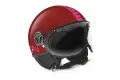 Casco jet Momo Design Fighter EVO Rosso Rosa chiaro