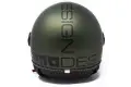 Casco jet Momo Design Fighter EVO Verde Militare Nero Opaco