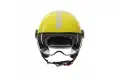 Casco jet Momodesign FGTR CLASSIC MOMODESIGN E2206 CANDY Giallo Bianco