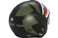 Casco jet Nolan N21 SKYDWELLER Nero Opaco Verde