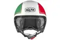 Casco jet Nolan N21 Tricolore verdo bianco rosso