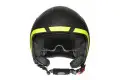 Casco jet Premier ROCKER LNY9 BM Nero Opaco Giallo Fluo