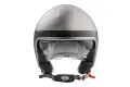 Casco jet Premier ROCKER ON 17 BM Titanio Nero Opaco