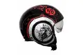 Casco jet Premier ROCKER SD92 Nero Rosso Bianco