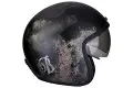 Casco jet Scorpion BELFAST TEMPUS in fibra Nero