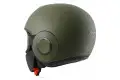 Casco jet Shark Drak Blank verde opaco