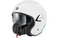 Casco jet Shark HERITAGE TAWNY Bianco Blu