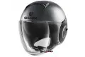 Casco jet Shark NANO STREET NEON Mat Antracite Opaco Nero Nero