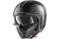 Casco jet Shark S-DRAK VINTA Carbonio Cromato Argento