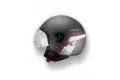 Casco jet Smook K1 Nero Rosso