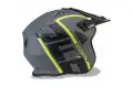 Casco jet UFO Sheratan JET Nero Grigio