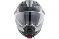 Casco modulare Acerbis DERWEL Nero Arancio