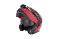 Casco Modulare Acerbis Rider Rosso Nero