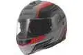 Casco Modulare Convertibile LS2 FF908 Strobe II Monza Nero Grigio Rosso