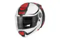 Casco modulare GIVI X.27 Dimension Nero Bianco Rosso