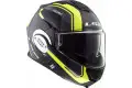 Casco modulare LS2 FF399 VALIANT LINE Nero opaco HI VI Giallo