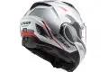 Casco modulare LS2 FF900 VALIANT II HUB con mentoniera ribaltabile Bianco Argento