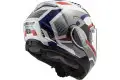 Casco modulare LS2 FF900 VALIANT II REVO con mentoniera ribaltabile Bianco Rosso Blu