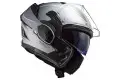 Casco modulare LS2 FF900 VALIANT II SPECIAL Argento Opaco