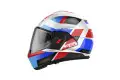 Casco Modulare Nolan N120-1 SUBWAY N-COM Blu Rosso Nero