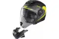 Casco modulare Nolan N70-2 GT LAKOTA N-COM Nero Metallizzato Grigio Giallo