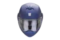 Casco modulare Scorpion EXO TECH EVO PRO SOLID in fibra Blu metal opaco