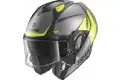 Casco modulare Shark EVO GT ENCKE MAT con mentoniera ribaltabile Antracite Giallo Nero