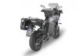 Coppia di valigie laterali monokey Givi ALA36APACK2 TREKKER ALASKA Black Line 36 litri in alluminio Nero